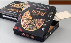 Corrugated Paper Pizza Packaging Box Customized