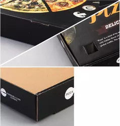 Corrugated Paper Pizza Packaging Box Customized