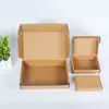 Custom Logo Corrugated Mailer Box Tuck Top Recycled Kraft Paper Coated