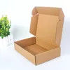 Custom Logo Corrugated Mailer Box Tuck Top Recycled Kraft Paper Coated