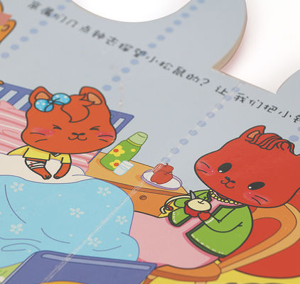 350gsm + 350gsm Art Paper Mounting Clock Hands Children Board Book Printing