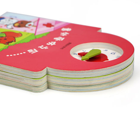 350gsm + 350gsm Art Paper Mounting Clock Hands Children Board Book Printing