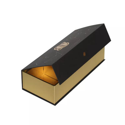 Custom Luxury Printing Black Cardboard Candle Box Rigid Paper Candles Magnetic Gift Paper Boxes Set Candle Gift Packagin