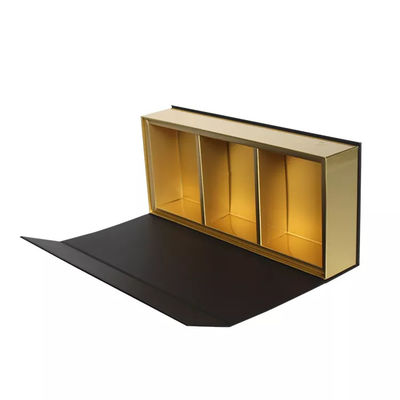 Custom Luxury Printing Black Cardboard Candle Box Rigid Paper Candles Magnetic Gift Paper Boxes Set Candle Gift Packagin