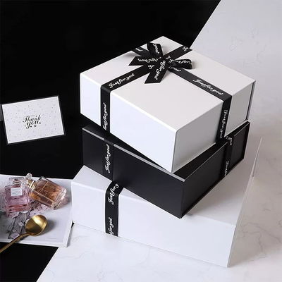 Ribbon Bow Gift Box Packaging  Folding Magnetic