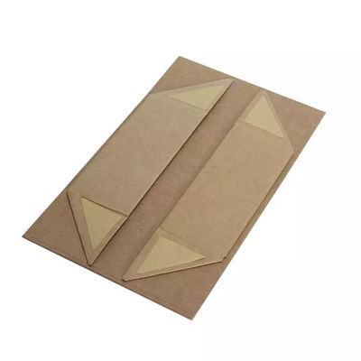 Custom White Paperboard Luxury Magnetic Folding Gift Box   Closure For Easy To Ship