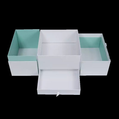 Double Creative Opening Cosmetic Gift Box Packaging Matte  glossy