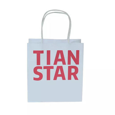 Recyclable White Printed Packaging Bag