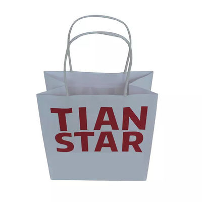 Recyclable White Printed Packaging Bag