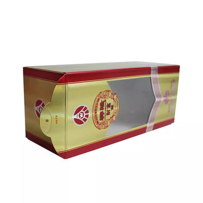 Carton Watch Box Gift Packaging PVC Window Wine Cardboard Box