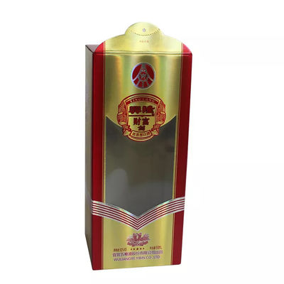 Carton Watch Box Gift Packaging PVC Window Wine Cardboard Box