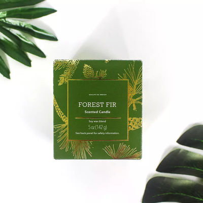 Offset Printing Custom Gift Packaging Cardboard For Small Candle
