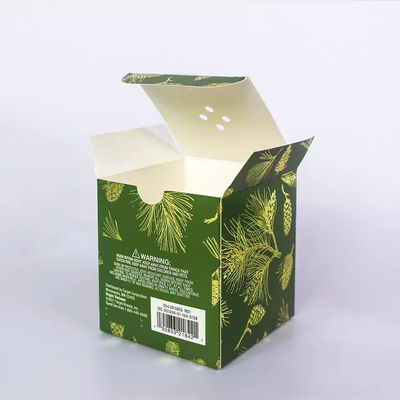 Offset Printing Custom Gift Packaging Cardboard For Small Candle