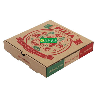 E Flute Pizza Packaging Box 12 Inch Black