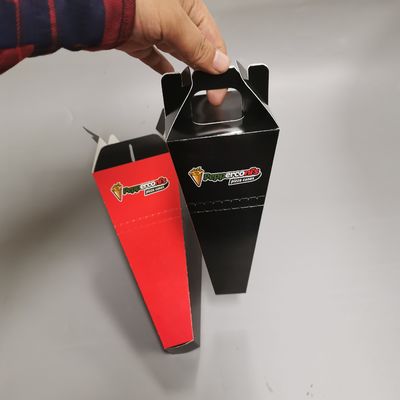 Custom Disposable Pizza Cone Box Take Away Fast Food Packaging Box