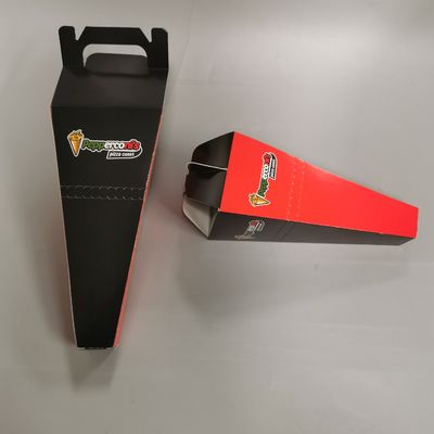 Custom Disposable Pizza Cone Box Take Away Fast Food Packaging Box