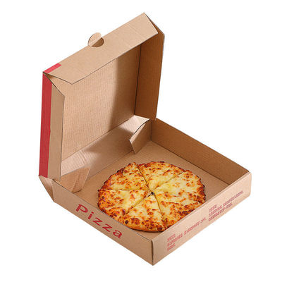 Glossy Lamination Pizza Packaging Box Square Printed Pizza Boxes