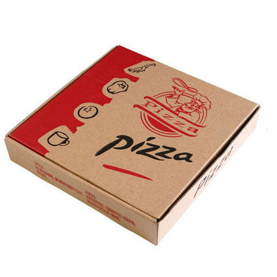 Glossy Lamination Pizza Packaging Box Square Printed Pizza Boxes