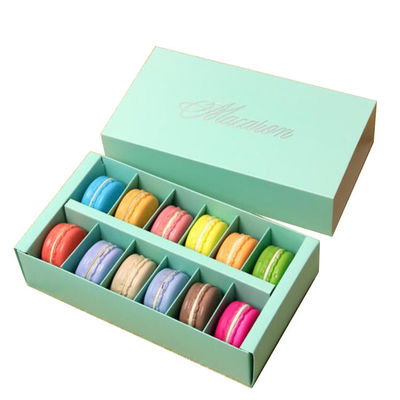 Custom Biodegradable Macaron Packaging Box For Bakery Shop