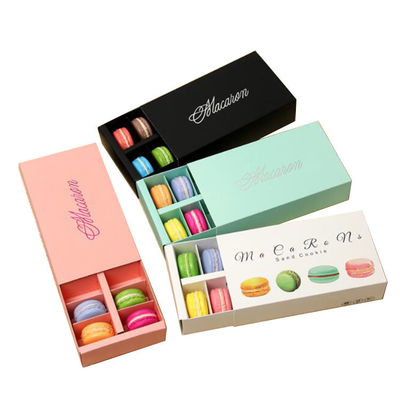 Custom Biodegradable Macaron Packaging Box For Bakery Shop