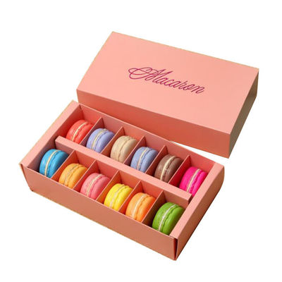 Custom Biodegradable Macaron Packaging Box For Bakery Shop
