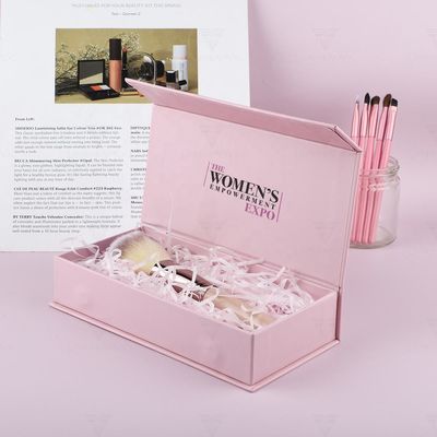 Biodegradable Cardboard Makeup Brush Set Box Custom Logo Magnetic