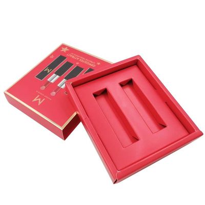 Lipstick Lipgloss Cosmetic Packaging Box Embossing Glossy Lamination