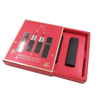 Lipstick Lipgloss Cosmetic Packaging Box Embossing Glossy Lamination