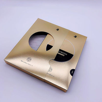 Facial Mask Cosmetic Packaging Box Hallow out Custom Makeup Packaging Box