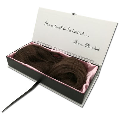 luxury paper Cardboard Wig Box Matt Lamination FSC ISO certificated