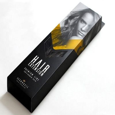 Cardboard Wig Packaging Box Foldable Luxury Custom Logo