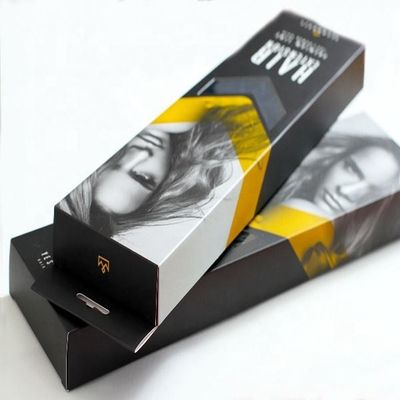 Cardboard Wig Packaging Box Foldable Luxury Custom Logo