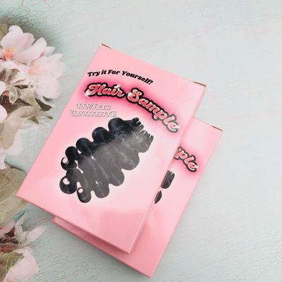 Custom Logo Printing Wig Box Packaging Art Paper For Bundle Hair Extension