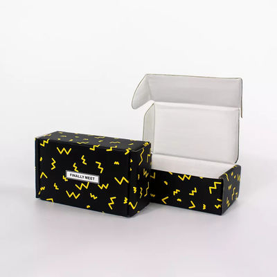 Custom Logo Luxury Rigid Gift Black Yellow Packaging Candle Mailer Box