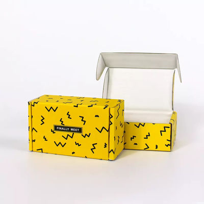 Custom Logo Luxury Rigid Gift Black Yellow Packaging Candle Mailer Box