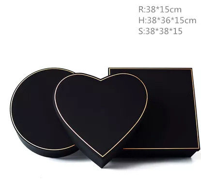 Big Heart Shape Custom Gift Packaging For Rose Flowers Florist