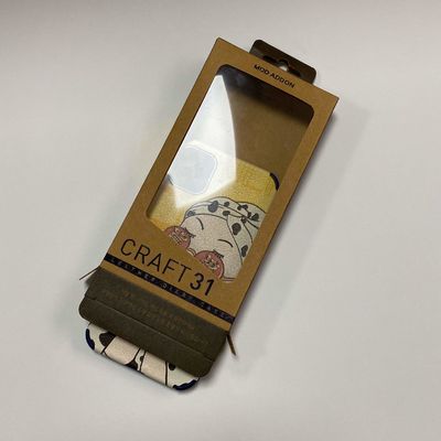 Biodegradable Kraft Paper Packaging Box For IPhone Cases Android Phone Case