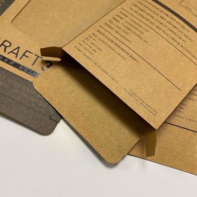 Biodegradable Kraft Paper Packaging Box For IPhone Cases Android Phone Case