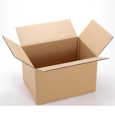 Brown Kraft E Flute Corrugated Box Customized Printing Logo