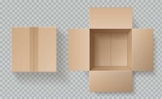 Brown Kraft E Flute Corrugated Box Customized Printing Logo