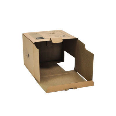 Custom Mug Kraft Paper Packaging Box PVC Transparent Window