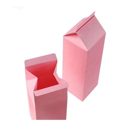 Milk Shape Kraft Paper Packaging Box Embossing Custom Printing