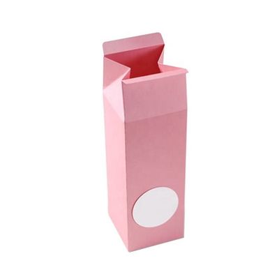 Milk Shape Kraft Paper Packaging Box Embossing Custom Printing