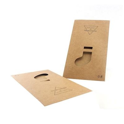 Brown Kraft Paper Packaging Box OEM Socks Gift Box
