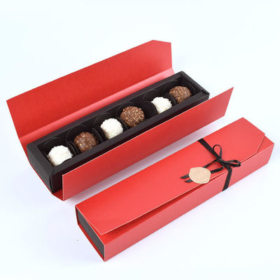 Recycled Kraft Paper Packaging Box OEM Chocolate Truffles Gift Box