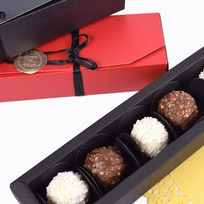 Recycled Kraft Paper Packaging Box OEM Chocolate Truffles Gift Box