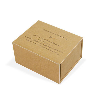 Cardboard Brown Kraft Paper Box Custom Printing Packaging for Soap