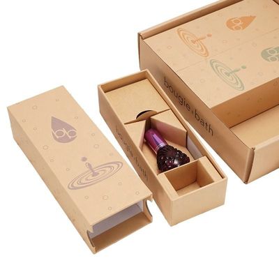 Kraft Brown Paper Box Packaging For Perfume