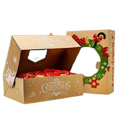 Foldable Food Grade Brown Kraft Paper Box