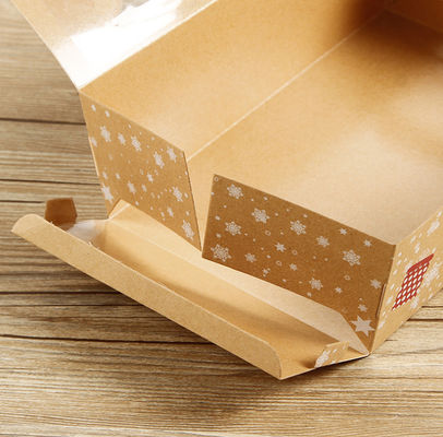 Human Shaped Kraft Cardboard Gift Boxes For Christmas Gingerbread